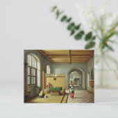 Christus im Haus von Martha und Maria Postkarte (Stehend Vorderseite)