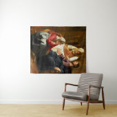 Christus im Haus von Martha und Maria Wandteppich (Beispiel (Horizontal))