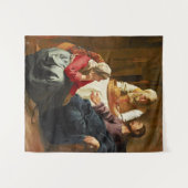 Christus im Haus von Martha und Maria Wandteppich (Vorderseite (Horizontal))