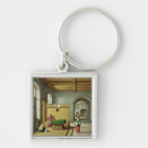 Christus im Haus von Martha und von Mary Schlüsselanhänger