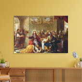Christus im Haus von Simon dem Pharisee, 1660 Leinwanddruck (Insitu (Wohnzimmer))