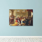 Christus im Haus von Simon dem Pharisee, 1660 Leinwanddruck (Insitu (Holzboden))