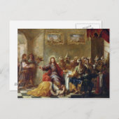 Christus im Haus von Simon dem Pharisee, 1660 Postkarte (Vorne/Hinten)