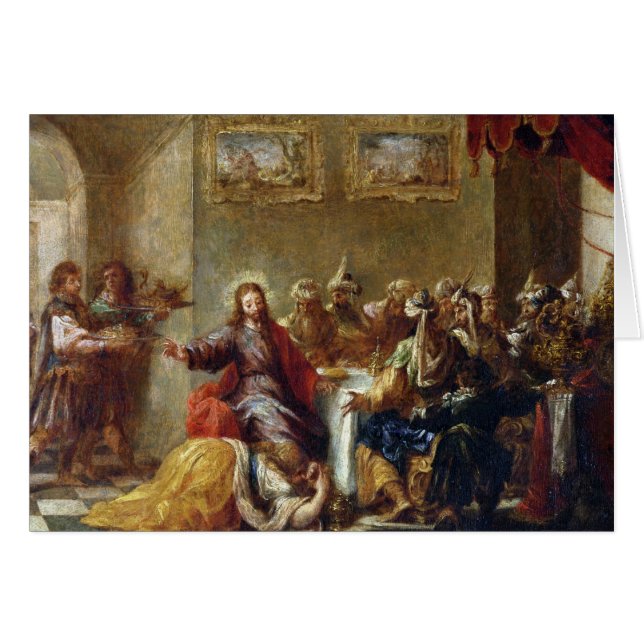 Christus im Haus von Simon der Pharisee, 1660 (Vorderseite (Horizontal))