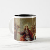 Christus im Haus von Simon der Pharisee, 1660 Zweifarbige Tasse (Vorderseite Links)