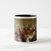 Christus im Haus von Simon der Pharisee, 1660 Zweifarbige Tasse (Mittel)