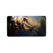 Christus im Sturm am Meer von Galiläa, 1633 Adressaufkleber (Vorne)