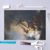 Christus im Sturm am Meer von Galiläa, 1633 Seidenpapier (Handwerk)