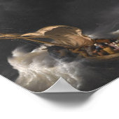 Christus im Sturm am Meer von Galiläa c. 1695 Poster (Ecke)