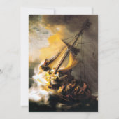 Christus im Sturm am Meer von Galiläa- Rembrandt (Vorderseite)