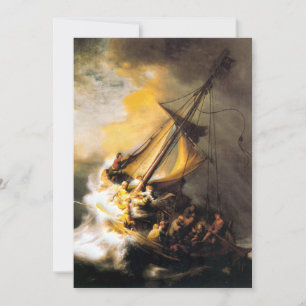 Christus im Sturm am Meer von Galiläa- Rembrandt