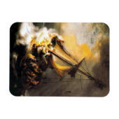 Christus im Sturm am Meer von Galiläa- Rembrandt Magnet (Horizontal)