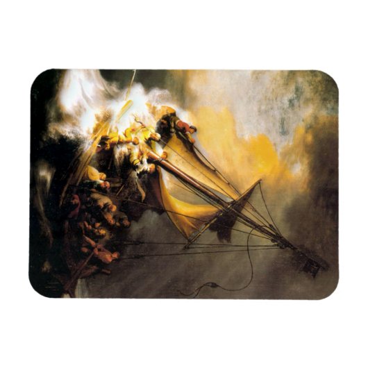 Christus im Sturm am Meer von Galiläa- Rembrandt Magnet (Horizontal)