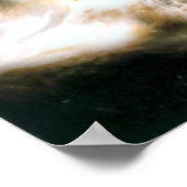 Christus im Sturm am Meer von Galiläa- Rembrandt Poster (Ecke)