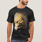 Christus im Sturm am Meer von Galiläa- Rembrandt T-Shirt (Vorderseite)