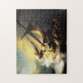 Christus im Sturm auf See von Galiläa durch Rembra Puzzle (Vertikal)