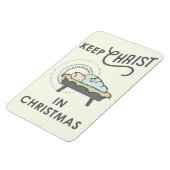 Christus im Weihnachtsmagazin behalten Magnet (Linke Seite)