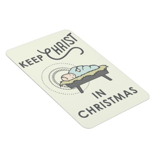 Christus im Weihnachtsmagazin behalten Magnet (Rechte Seite)