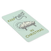 Christus im Weihnachtsmagazin behalten Magnet (Rechte Seite)