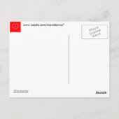 Christus in deinem Herzen Postkarte (Rückseite)