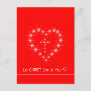 Christus in deinem Herzen Postkarte