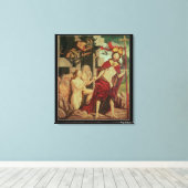Christus in der Hölle Leinwanddruck (Insitu (Holzboden))