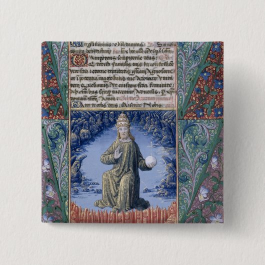 Christus in der Majestät Button (Vorderseite)