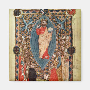 Christus in der Majestät mit Heiligen Magnet