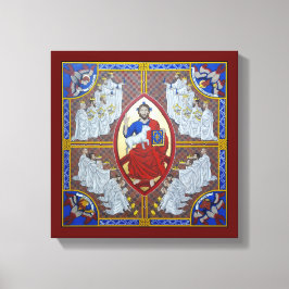 Christus in der Majestät und die 24 Ältesten Leinwanddruck