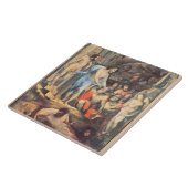 Christus in der Schwebe, c.1530-35 (Platte) Fliese (Seite)