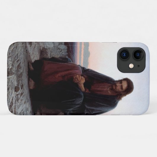 Christus in der Wildnis, Ivan Kramskoi Case-Mate iPhone Hülle (Rückseite (Horizontal))