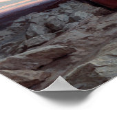 Christus in der Wildnis, Ivan Kramskoi Poster (Ecke)