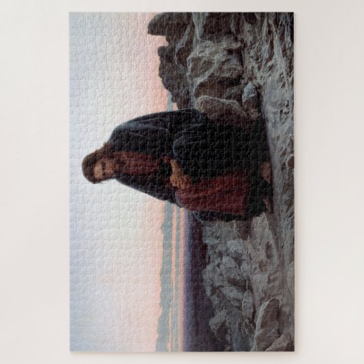 Christus in der Wildnis, Ivan Kramskoi Puzzle (Vertikal)
