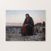 Christus in der Wildnis, Ivan Kramskoi Puzzle (Horizontal)