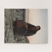 Christus in der Wildnis - Ivan Kramskoy Puzzle (Horizontal)