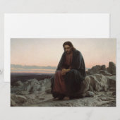 Christus in der Wildnis (von Ivan Kramskoi) Briefpapier (Vorne/Hinten)