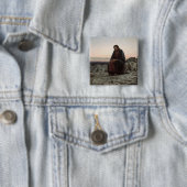 Christus in der Wildnis (von Ivan Kramskoi) Button (Beispiel)
