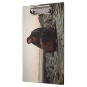 Christus in der Wildnis (von Ivan Kramskoi) Klemmbrett (Links)