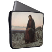 Christus in der Wildnis (von Ivan Kramskoi) Laptopschutzhülle (Vorne Rechts)