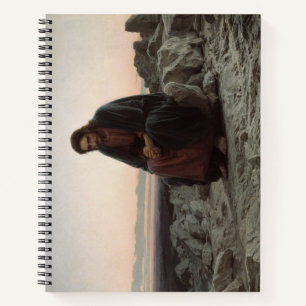 Christus in der Wildnis (von Ivan Kramskoi) Notizblock
