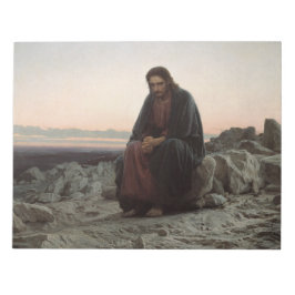 Christus in der Wildnis (von Ivan Kramskoi) Notizblock