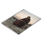 Christus in der Wildnis (von Ivan Kramskoi) Notizblock (Linke Seite)