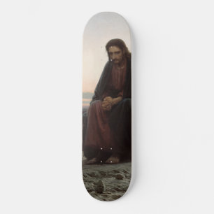 Christus in der Wildnis (von Ivan Kramskoi) Skateboard