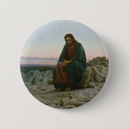 Christus in der Wüste durch Iwan Nikolaevich Button (Vorderseite)