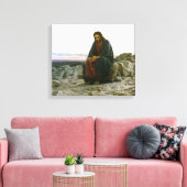 Christus in der Wüste Leinwanddruck (Insitu (Wohnzimmer))