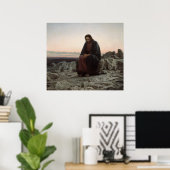 Christus in der Wüste Poster (Heimbüro)