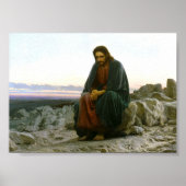Christus in der Wüste Poster (Vorne)