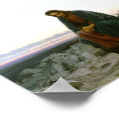 Christus in der Wüste Poster (Ecke)