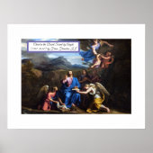 Christus in der Wüste Poster (Vorne)