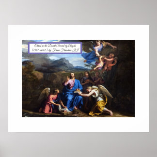 Christus in der Wüste Poster